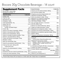 30G Protein Chocolate Biocare Dietary Beverage (14-Servings)
