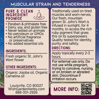 St. John’s Wort Oil, Soothe & Recover