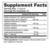 Sun Ten Three Imperial Mushrooms TRP Capsules bottle