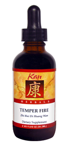 Kan Herbs – Temper Fire (Zhi Bai Di Huang Wan) – 2 oz Liquid