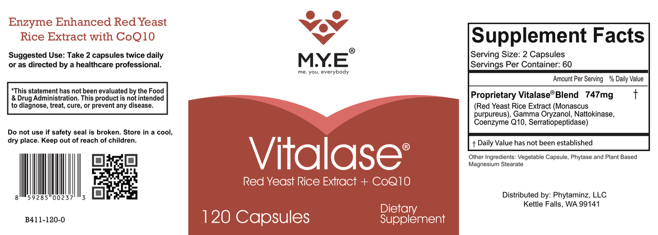 Vitalase®-Red Yeast Rice Extract + CoQ10