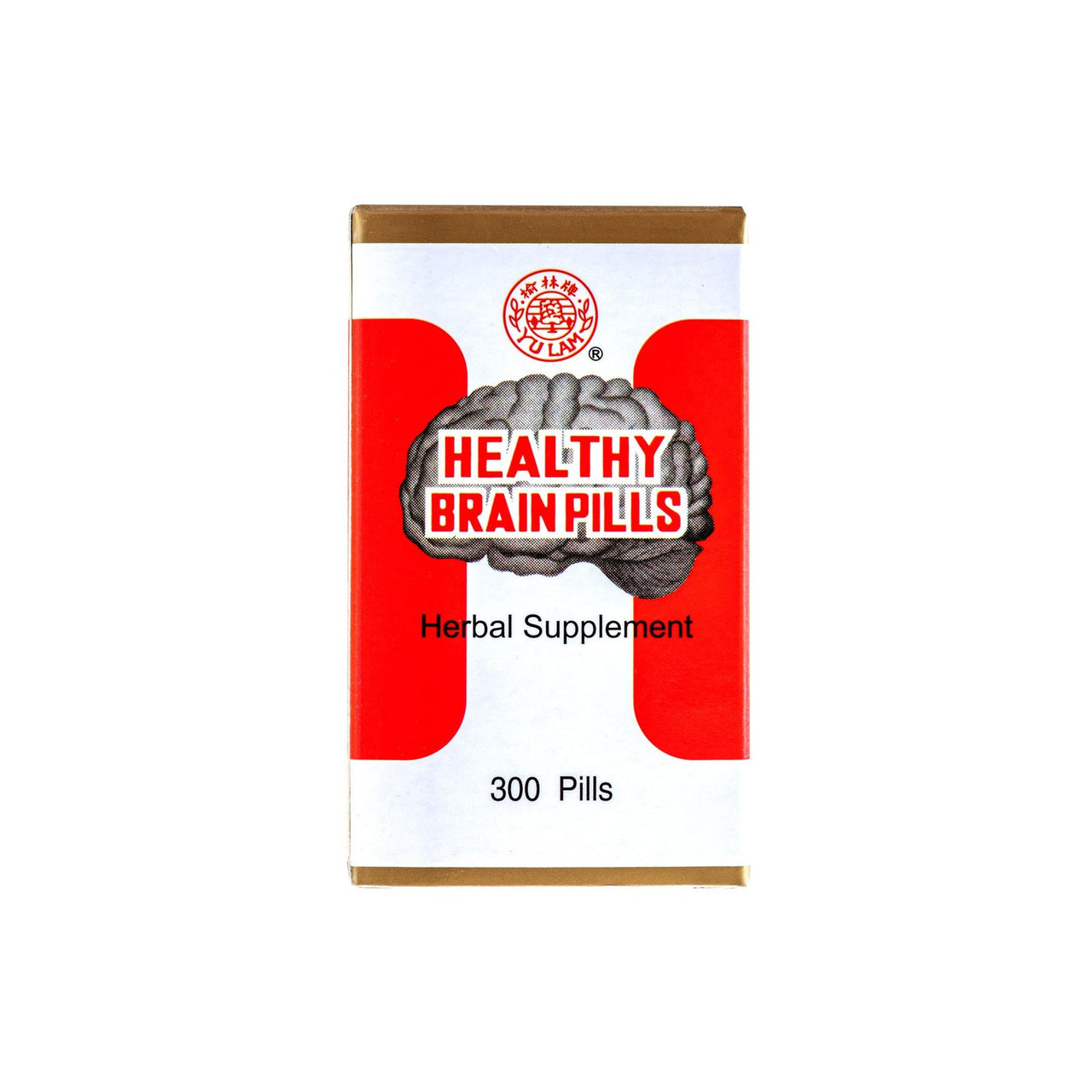 Healthy Brain Pills Herbal Supplement (Jian Nao Wan) (300 Pills) (1 Bottle) (Solstice) bottle