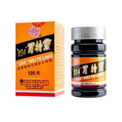 204 Wei Te Ling Cuttlefish Bone and Corydalis Supplement - 120 Tablets