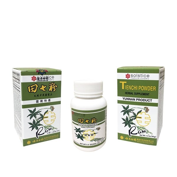 Solstice - Raw Tienchi Powder Herbal Supplement- 1.4 Oz