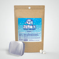 Chomp Zero-X Xylitol-free Breath Peppermint Mints Refill with Container