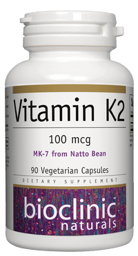 Bioclinic Naturals - Vitamin K2 100 mcg. - 90 Vegetarian Capsules