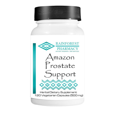 Amazon Prostate Support 120 Vegetarian Capsules - Prostate Supplements for Men with Stinging Nettle Root & 9 Rainforest Botanicals