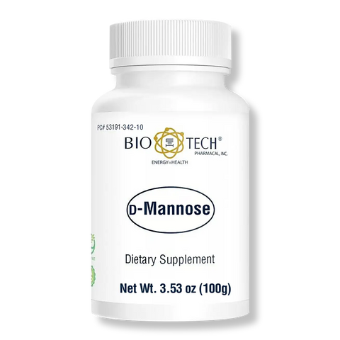 Bio-Tech Pharmacal D-Mannose, Supports Bladder and Urinary Tract Health (Powder - 100g)