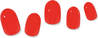 Red Solid Gel Nail Wrap