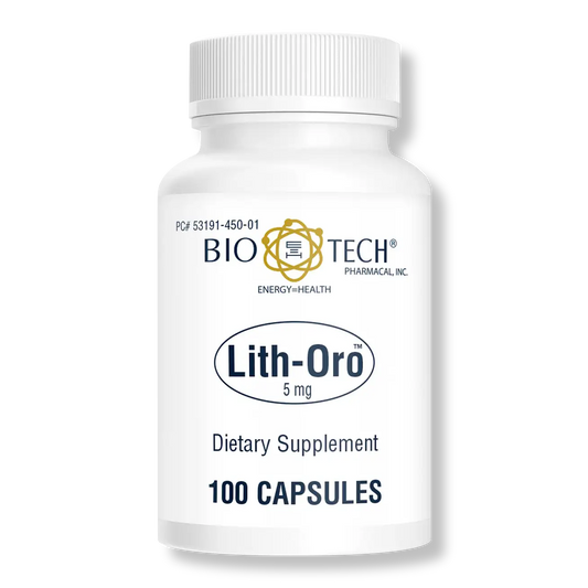 Bio-Tech Pharmacal - Lith-Oro Dietary Supplement - 5mg 100 Count