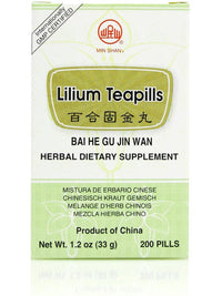 Bai He Gu Jin Wan (Lilium Teapills), 200 ct, Min Shan