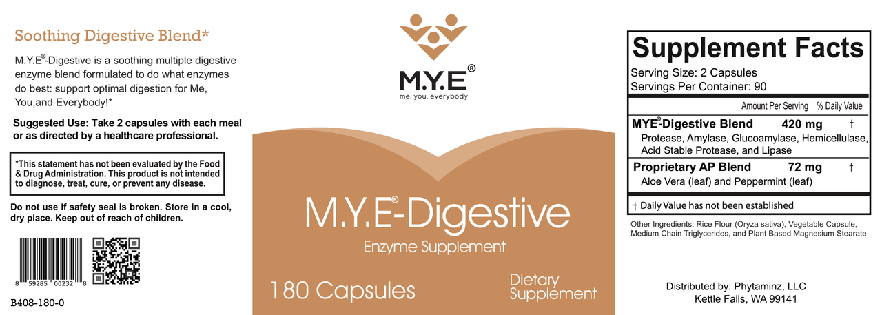 M.Y.E®-Digestive - A Gentle Multiple Digestive Enzyme
