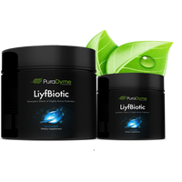 PuraDyme LiyfBiotic Probiotic Digestion and Dietary Supplement - 2 Ounce Powder. By Lou Corona bottle