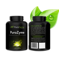 PuraDyme PuraZyme Blend of Digestive Enzymes by Lou Corona 120 Capsules bottle