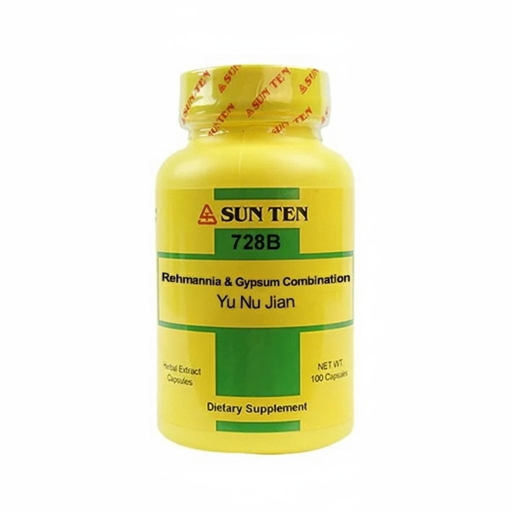 Sun Ten - Rehmannia & Gypsum Combination Capsules/Yu Nu Jian 728B