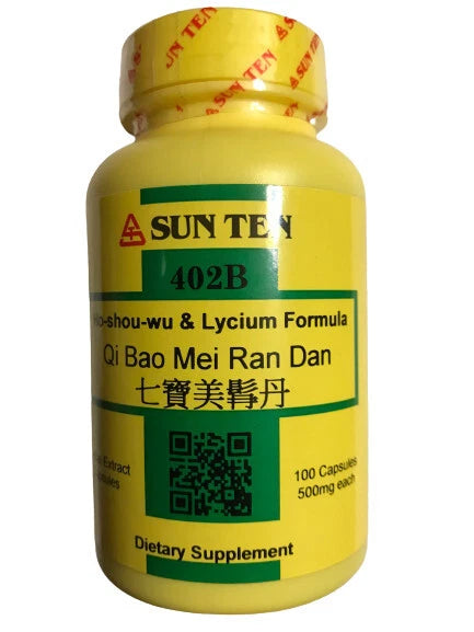 Sun Ten - Ho-shou-wu & Lycium Formula Capsules/Qi Bao Mei Ran Dan 七寶美髥丹