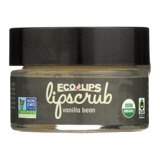 Ecolips Ecolips Organic Lip Scrub, Vanilla Bean, 0.5 Ounce
