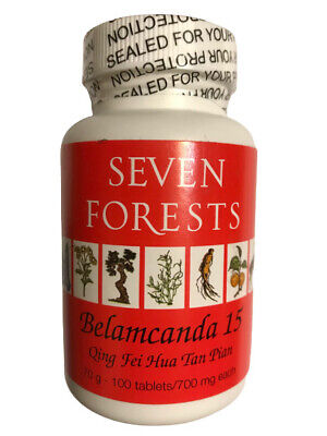 Seven Forests - Belamcanda 15 /Qing Fei Hua Tan Pian, 100 Tablets