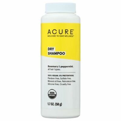 Acure Dry Shampoo - Rosemary & Peppermint 1.7 oz Pwdr New Fee Shipping