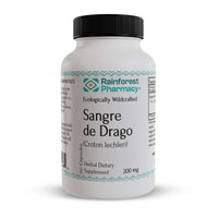 Sangre de Drago 60 Vegetarian Capsules 200 mg - 100% Pure Peruvian Ecologically Wildcrafted Croton Lechleri Dragons Blood for Digestive and Skin Health