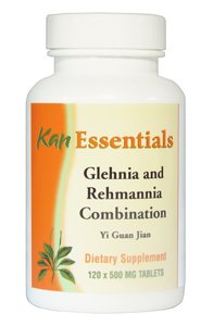 Glehnia and Rehmannia Combination 120 tabs by Kan Essentials bottle