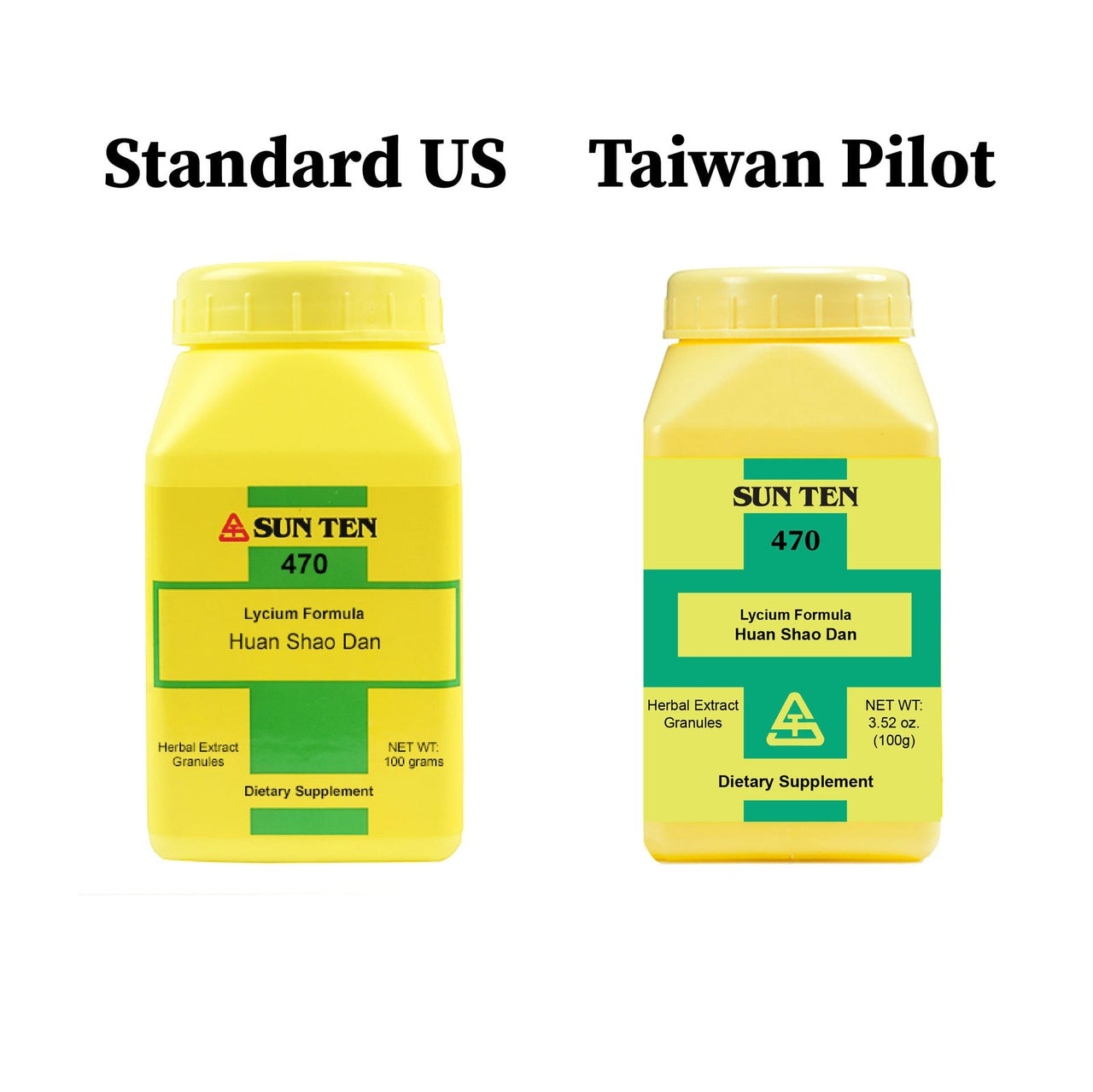 Sun Ten Huan Shao Dan Lycium Formula 470 Granules bottle