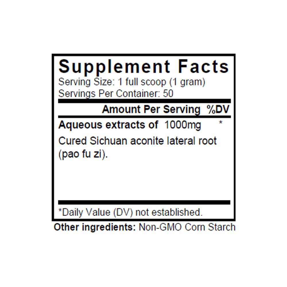 Sun Ten - Roasted Aconite Fu Zi (Pao) Concentrated Granules 50g A3202