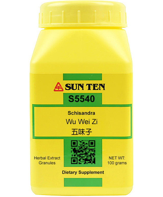 Sun Ten Schisandra Wu Wei Zi Concentrated Granules (S5540) product packaging