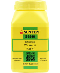 Sun Ten Schisandra Wu Wei Zi Concentrated Granules (S5540) product packaging