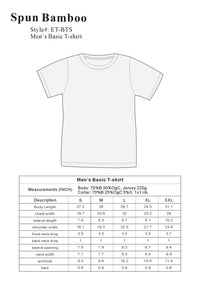 Clearance Men's Bamboo Short Sleeve T-Shirt - Classic Cut