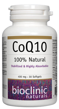 Bioclinic Naturals - Coq10 400 mg - 30 Softgels